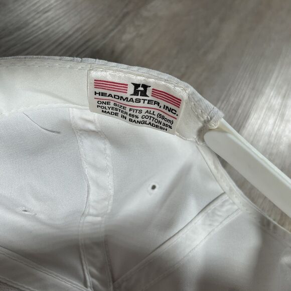 Vintage 1999 Wisconsin Badgers Hat Snapback College‎ Football Headmaster White - Picture 4 of 8